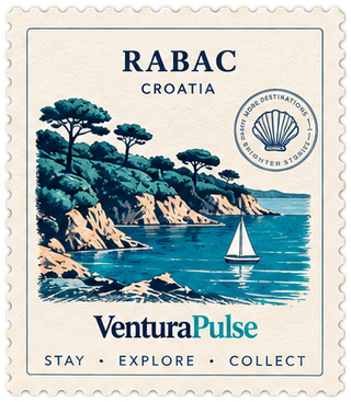 Rabac stamp